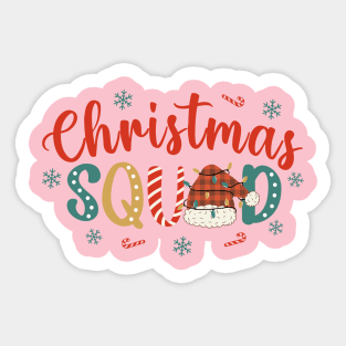 Christmas Squad Sticker